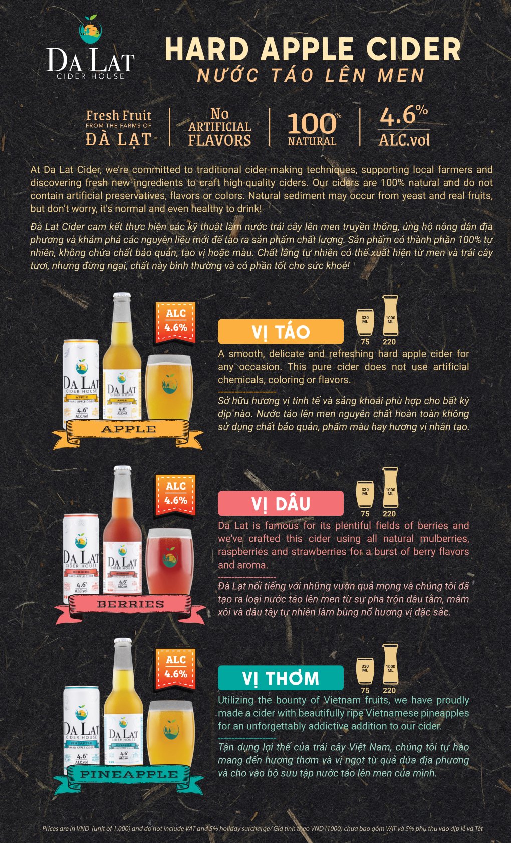 Menu East West Brewing Co. - Lý Tự Trọng 30 