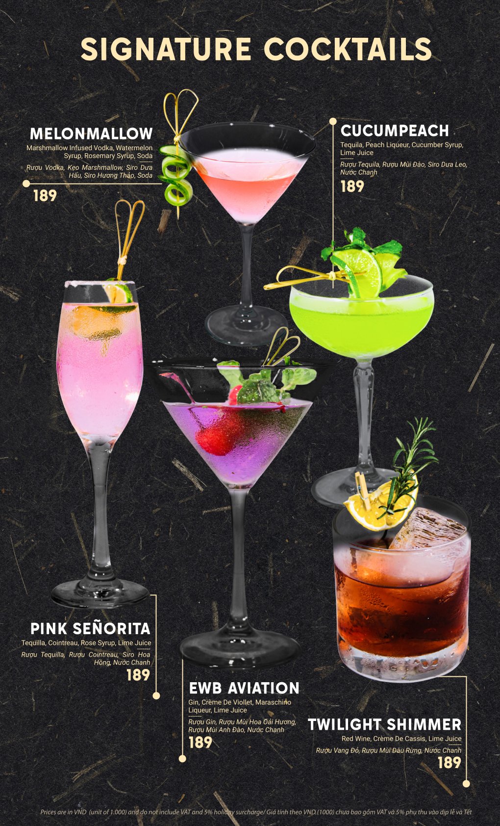 Menu East West Brewing Co. - Lý Tự Trọng 33 