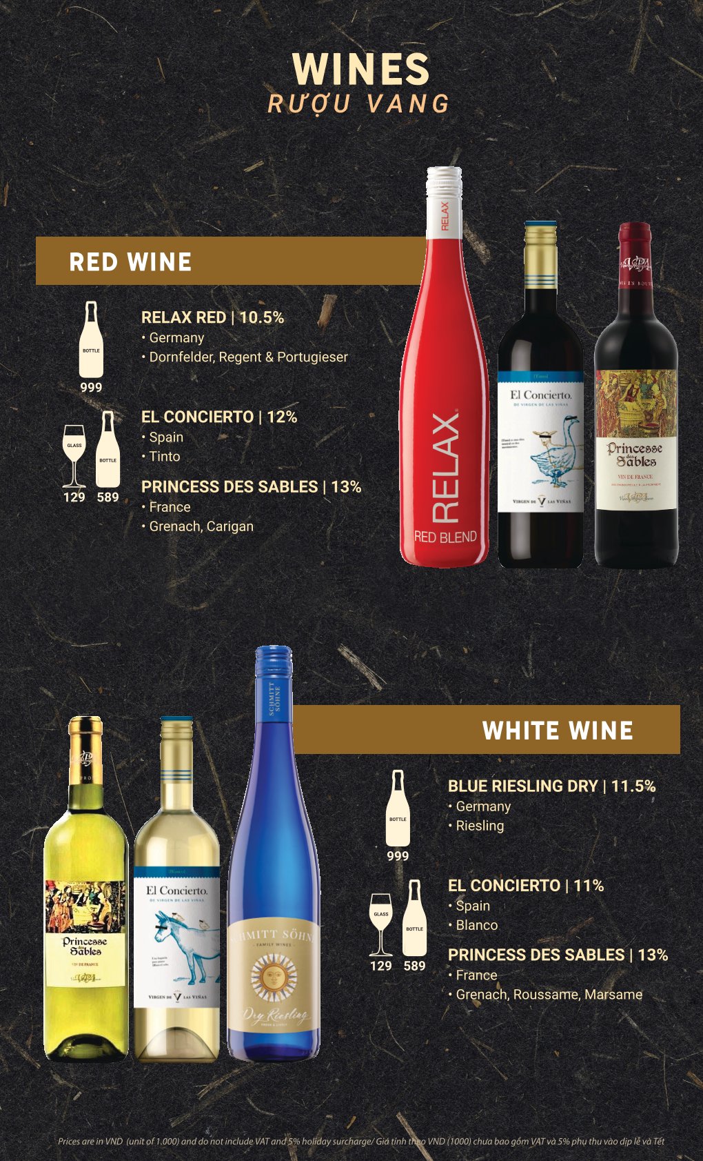 Menu East West Brewing Co. - Lý Tự Trọng 36 