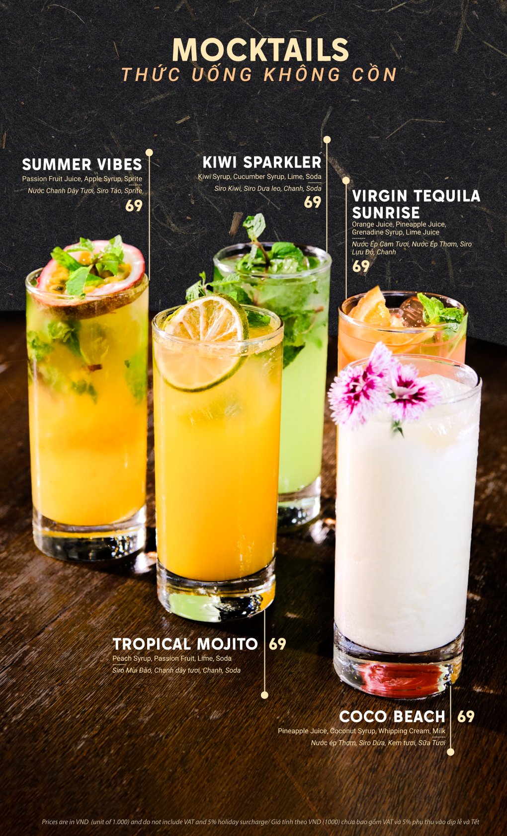 Menu East West Brewing Co. - Lý Tự Trọng 38 