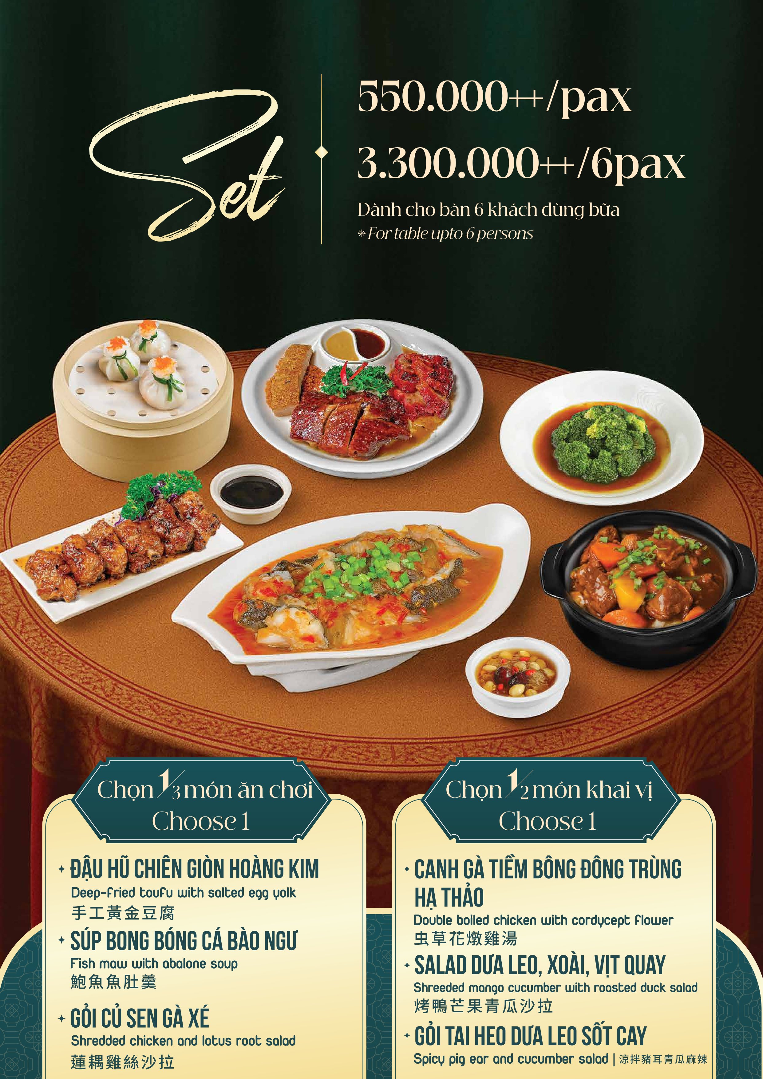 Menu Fu Rong Hua - Nguyễn Thị Thập 8 