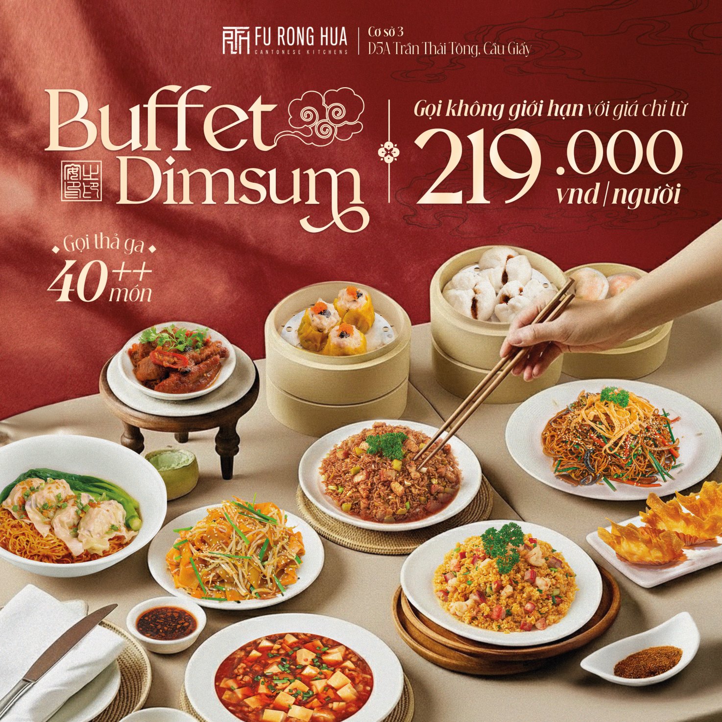 Menu Fu Rong Hua - Trần Thái Tông 3 