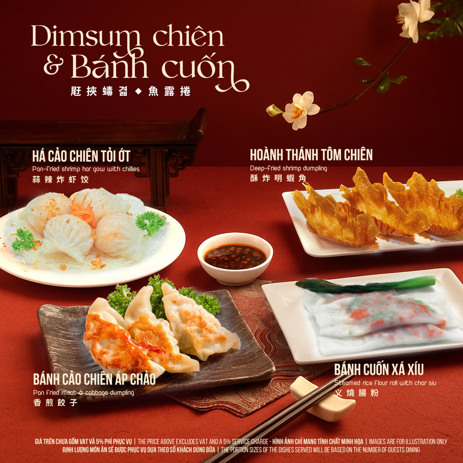 Menu Fu Rong Hua - Trần Thái Tông 8 