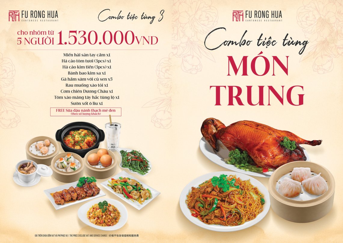 Menu Fu Rong Hua - Đinh Tiên Hoàng 1