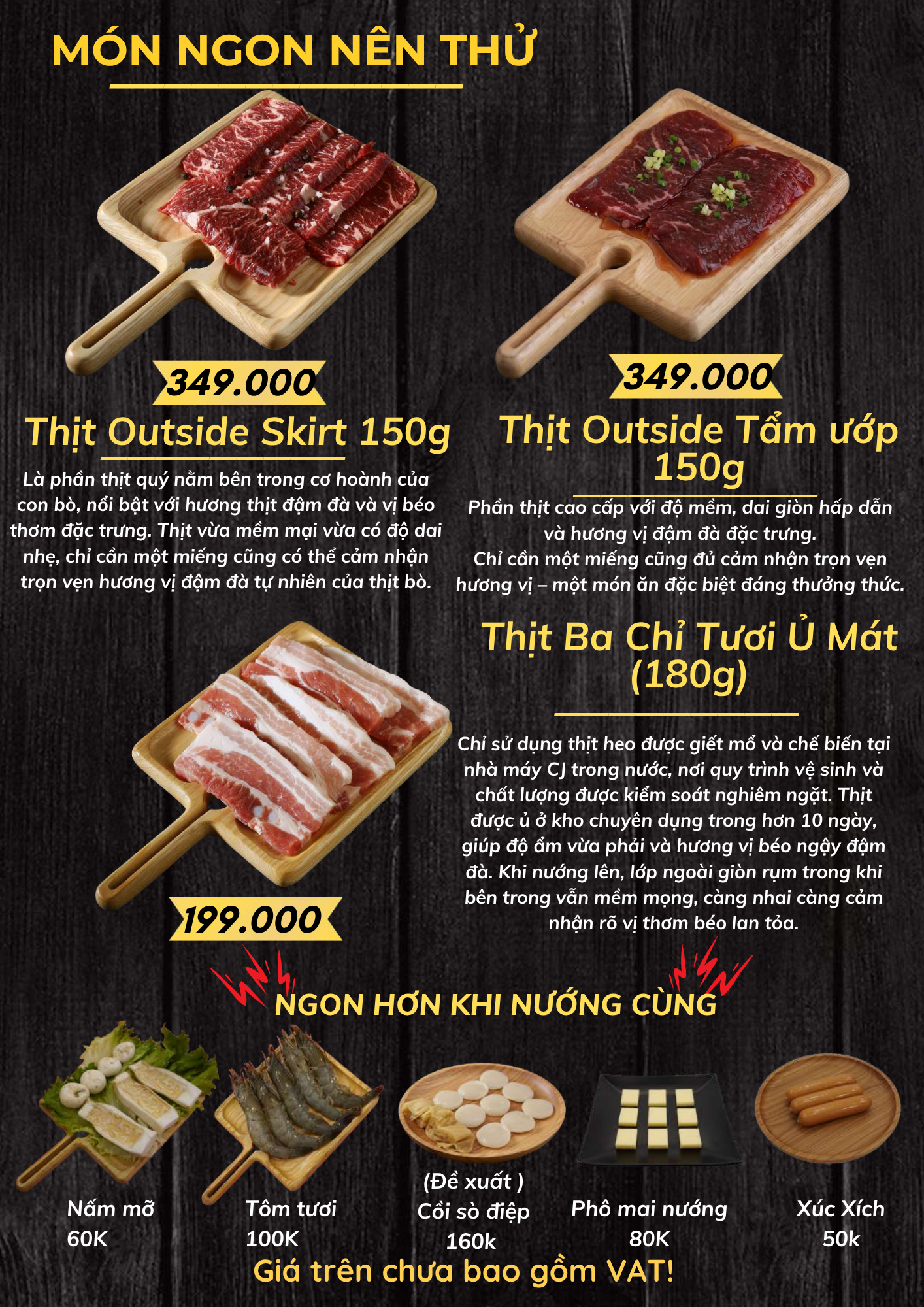 Menu Geon Bot Dae - KĐT Mỹ Đình 4