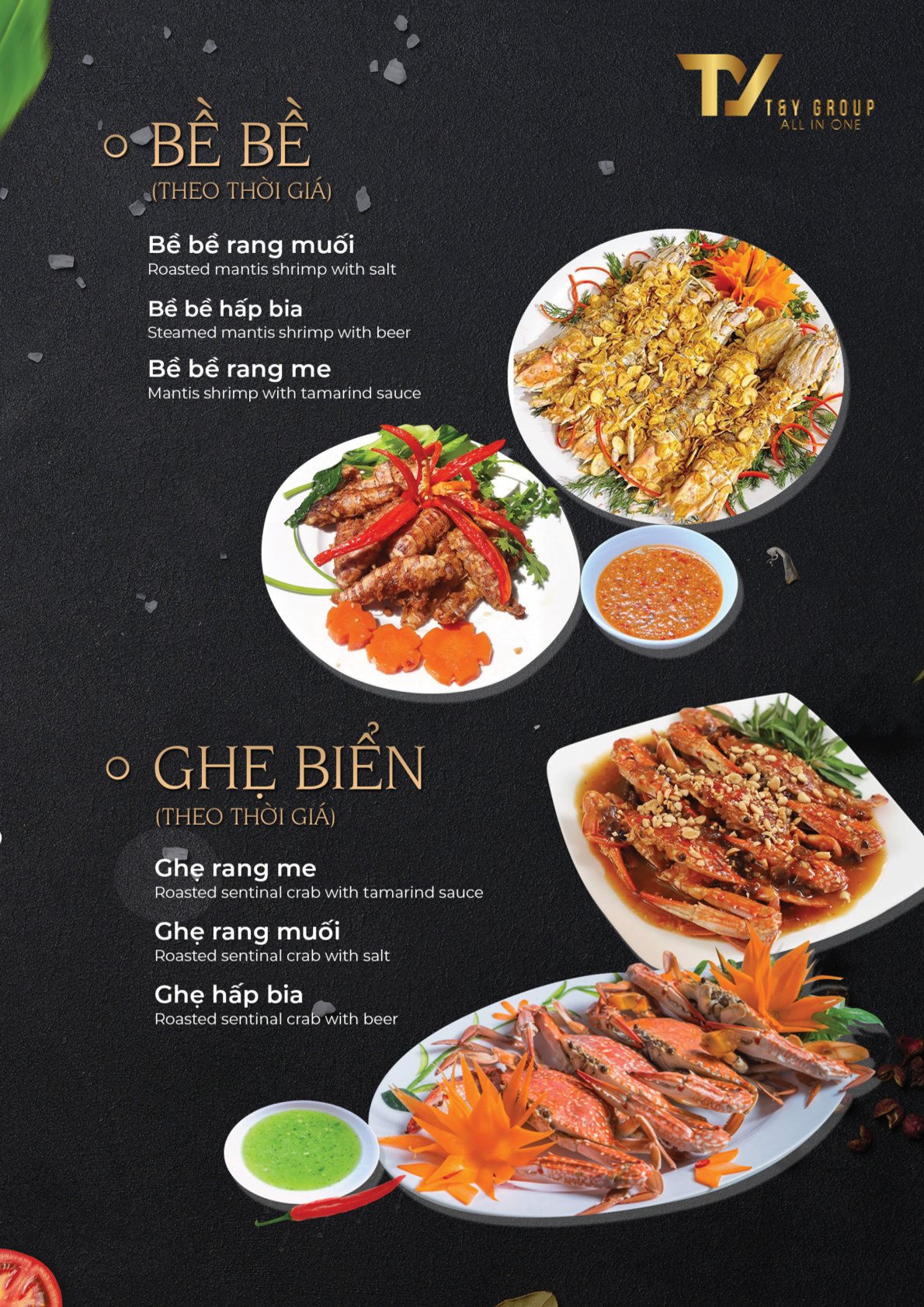 Menu Nhà hàng Green - Hoàng Quốc Việt 7 