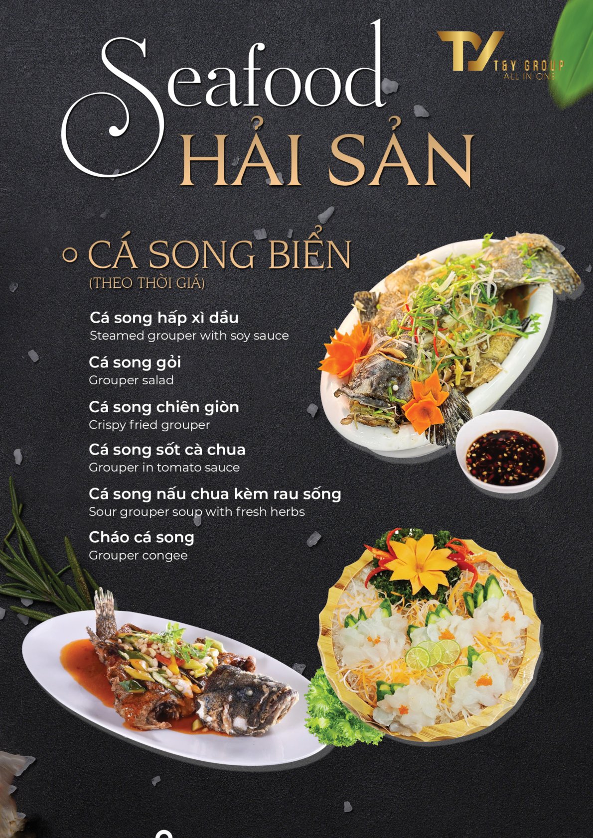 Menu Nhà hàng Green - Hoàng Quốc Việt 8 