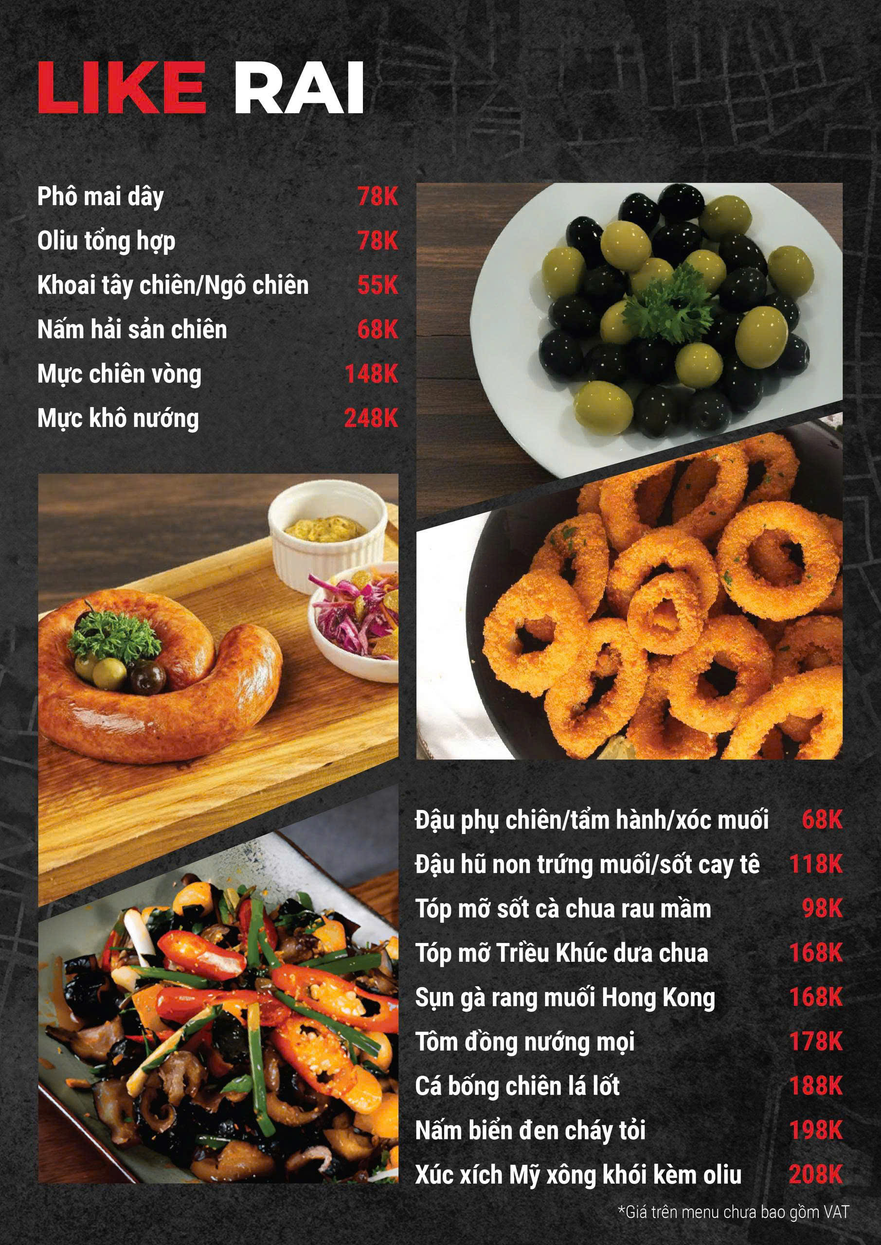 Menu Hẻm 8 - Nguyễn Xuân Khoát 2 