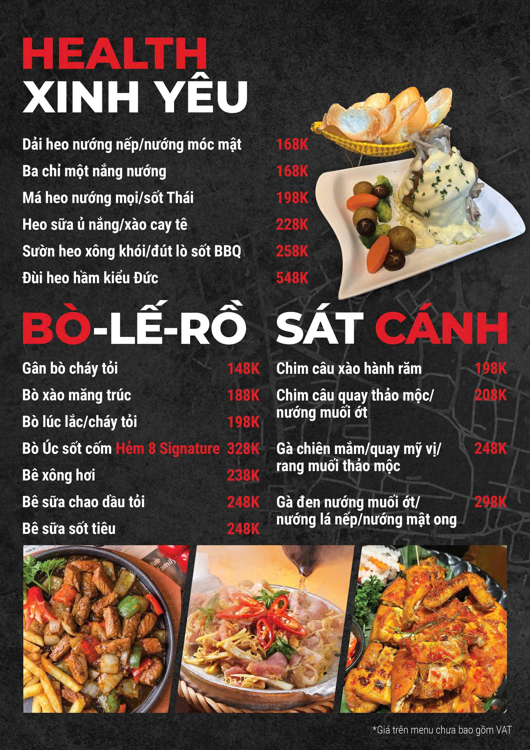 Menu Hẻm 8 - Nguyễn Xuân Khoát 3 
