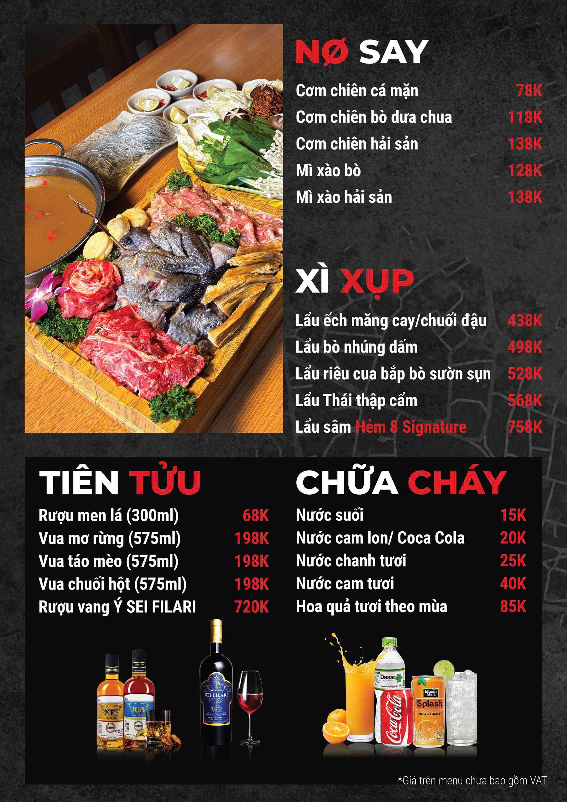 Menu Hẻm 8 - Nguyễn Xuân Khoát 7 