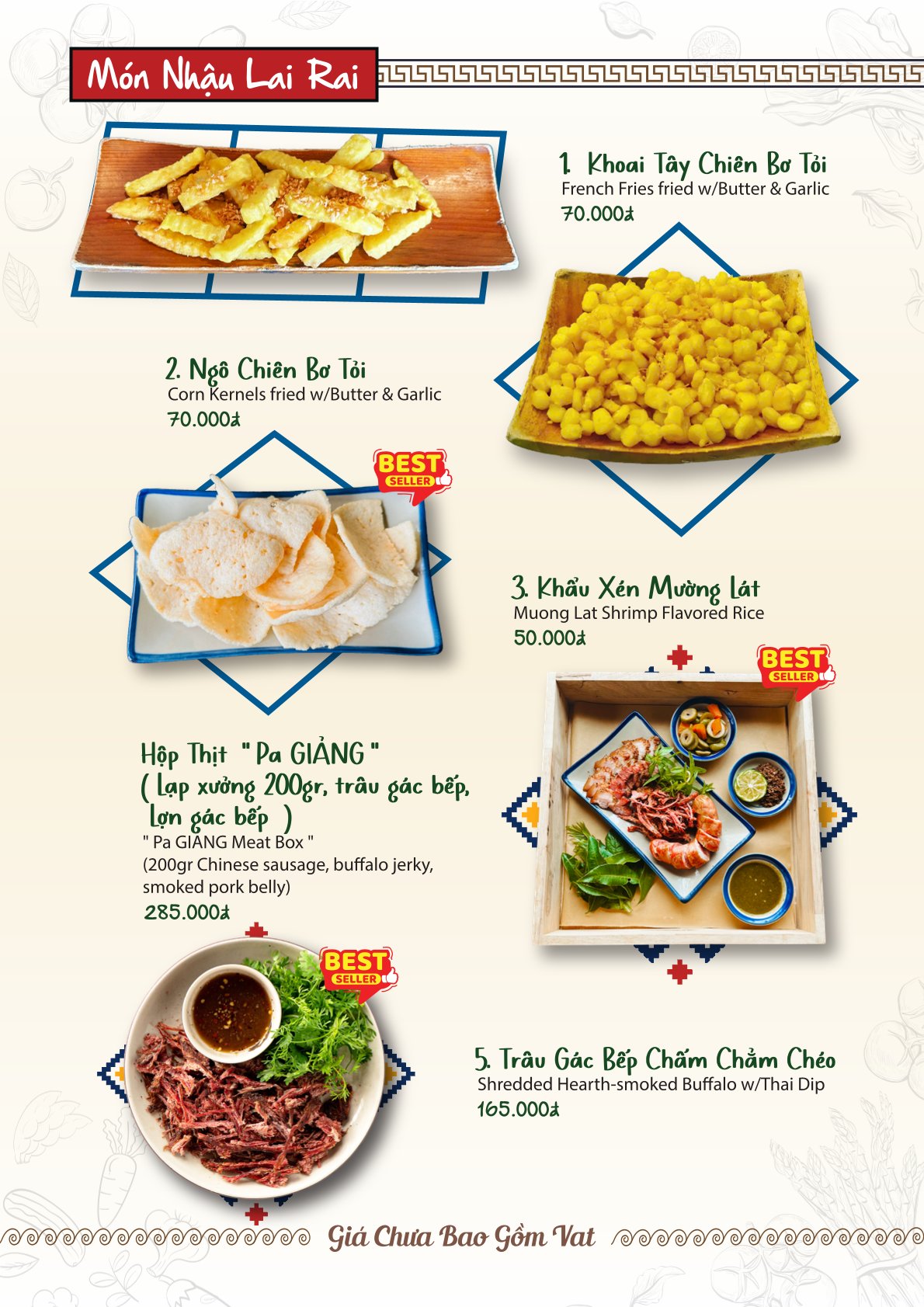 Menu Highway4 - Kim Mã 3