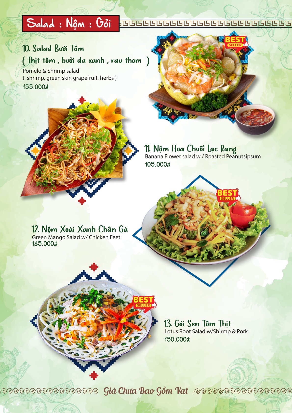 Menu Highway4 - Kim Mã 5