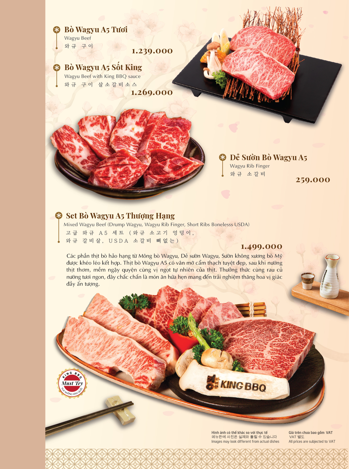 Menu King BBQ Deli – Vincom Bà Triệu 2