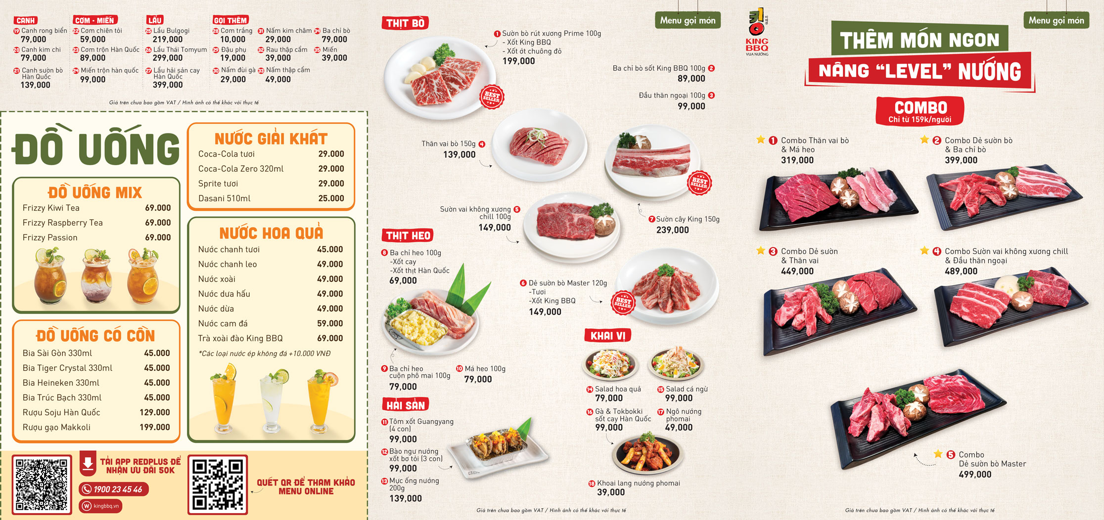 Menu King BBQ Buffet - Ocean Park 2