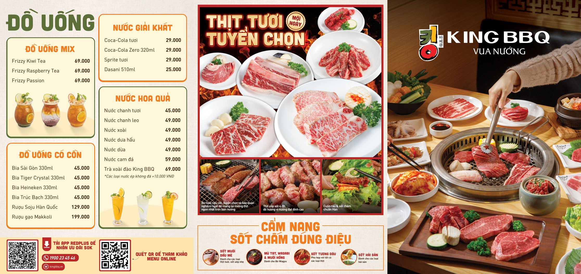 Menu King BBQ Buffet - Times City  2 