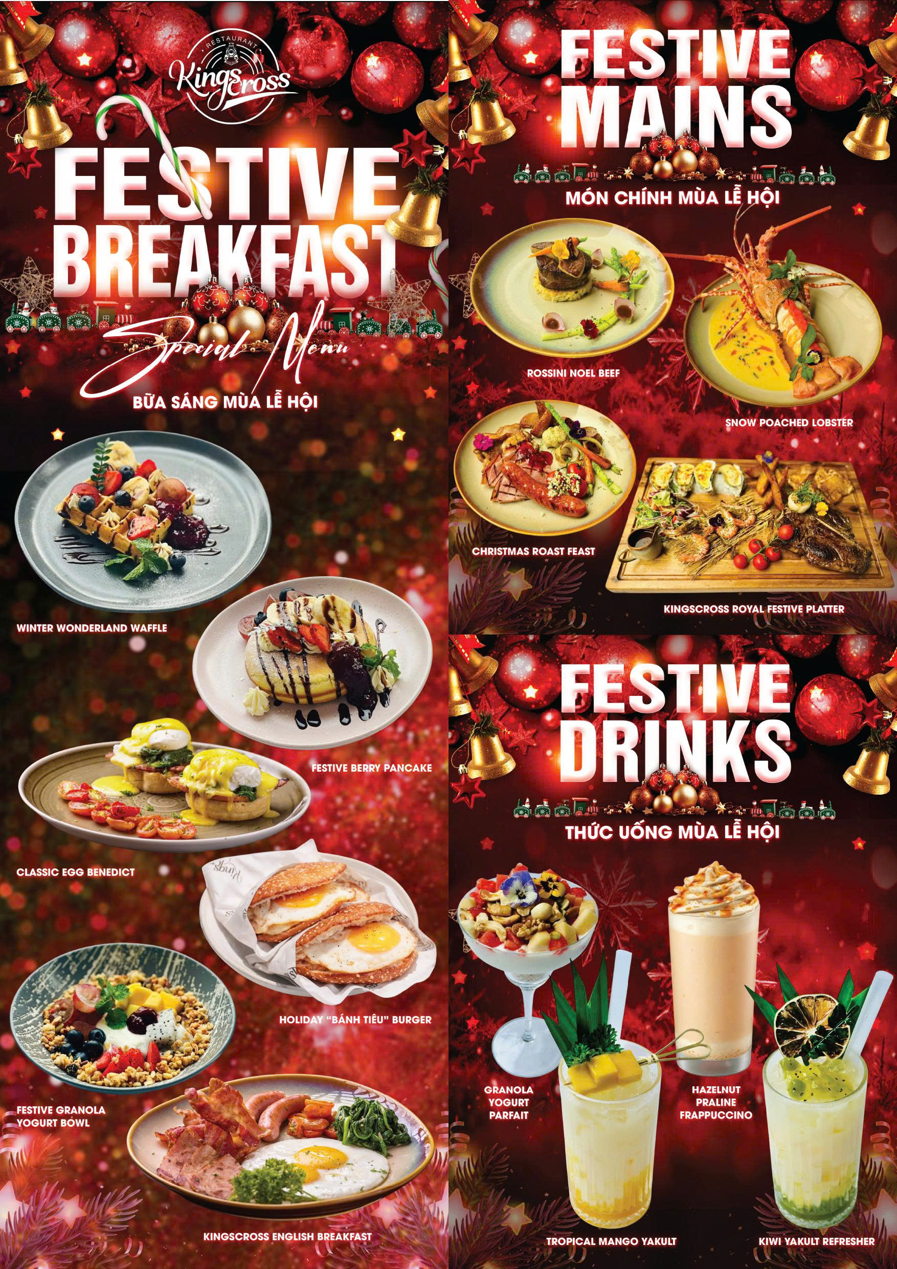 Menu Kingscross - Tôn Dật Tiên 1 