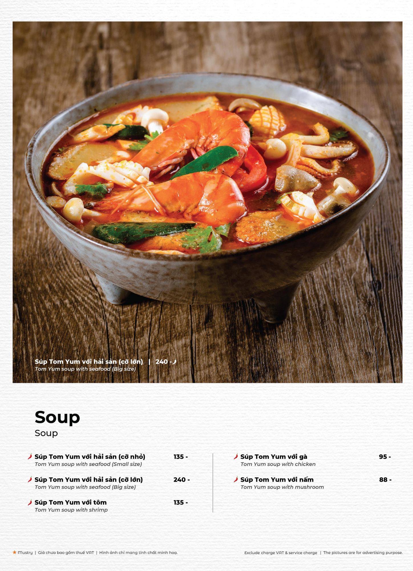 Menu Bếp Thái Koh Yam - 34A Quang Trung 5 