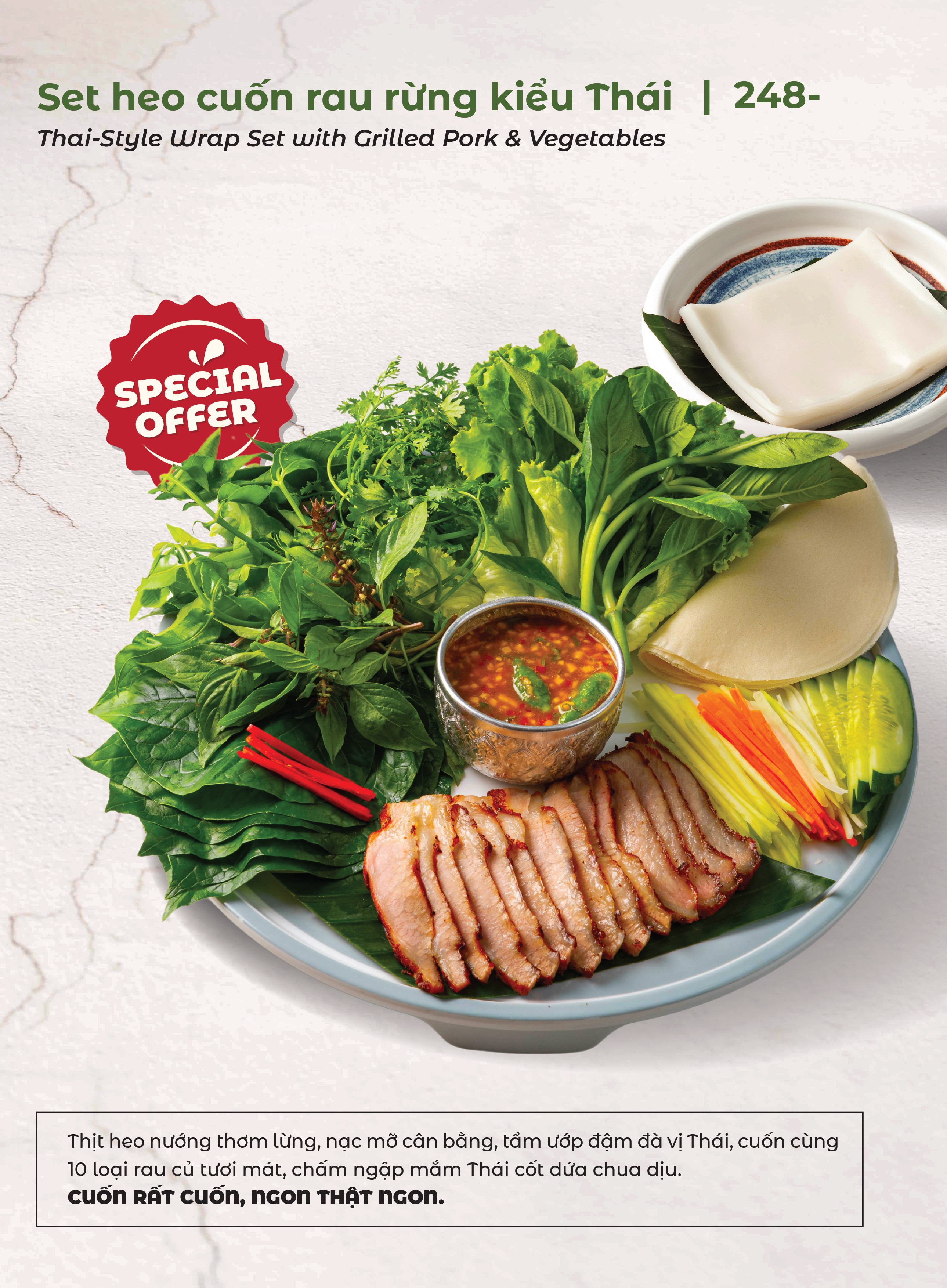 Menu Bếp Thái Koh Yam - 34A Quang Trung 6 