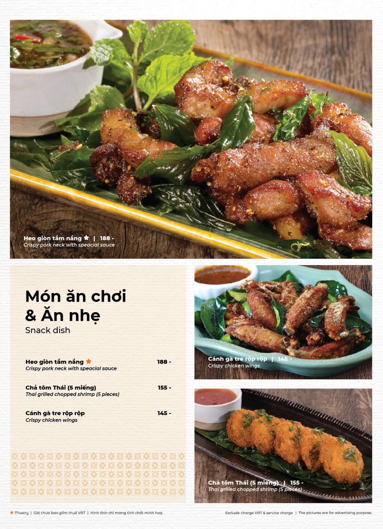 Menu Bếp Thái Koh Yam - Giảng Võ 9 