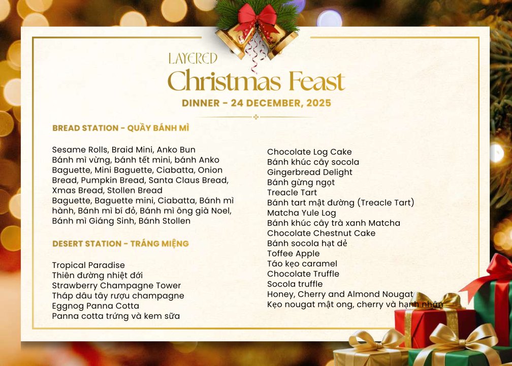 Menu Layered - L7 West Lake Hanoi 7 