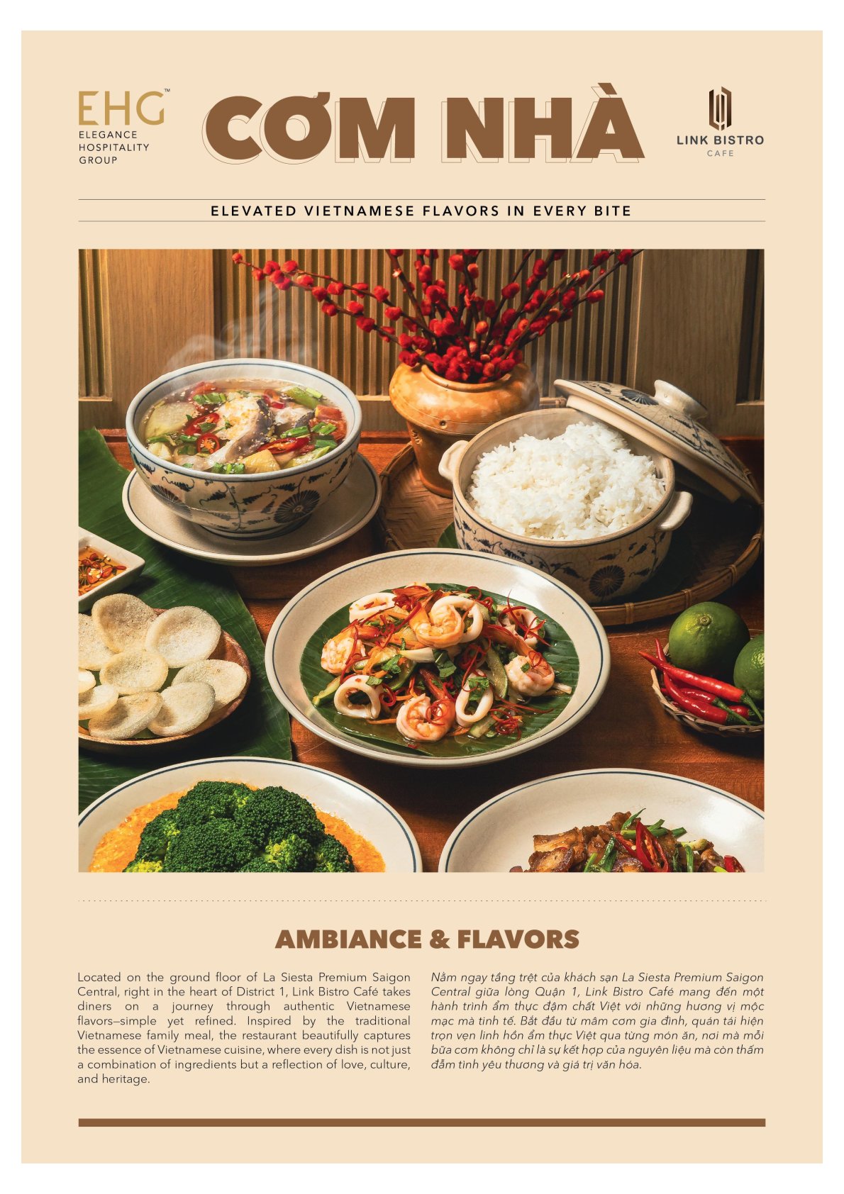Menu Link Bistro Café - La Siesta Premium Saigon Central - Lê Anh Xuân 3