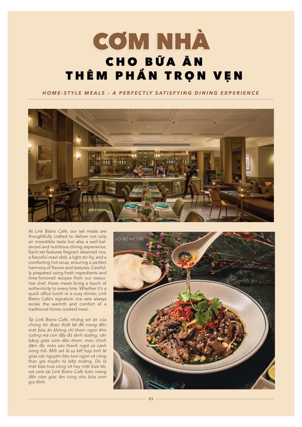 Menu Link Bistro Café - La Siesta Premium Saigon Central - Lê Anh Xuân 6