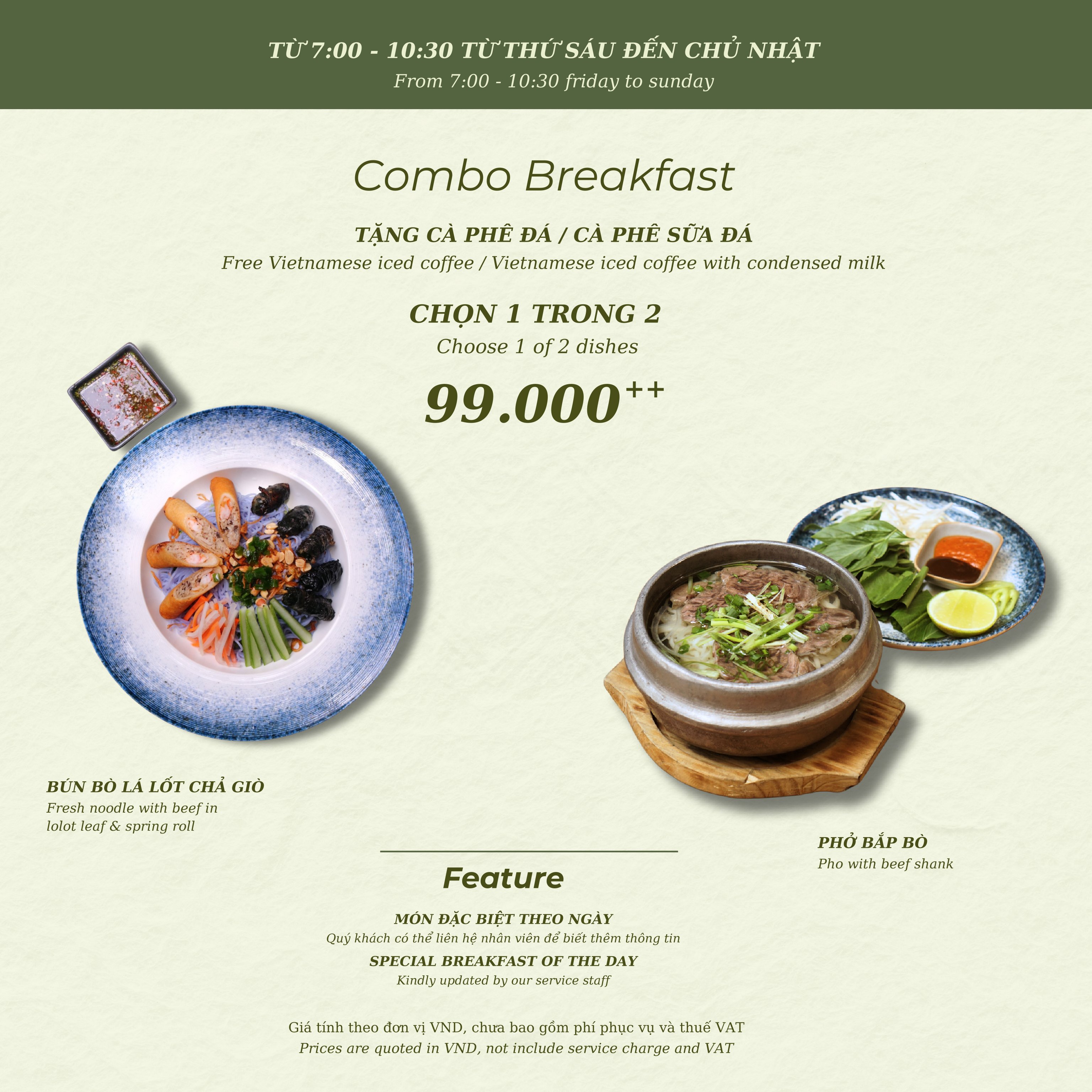 Menu Madame Lam - Trần Ngọc Diện 5 