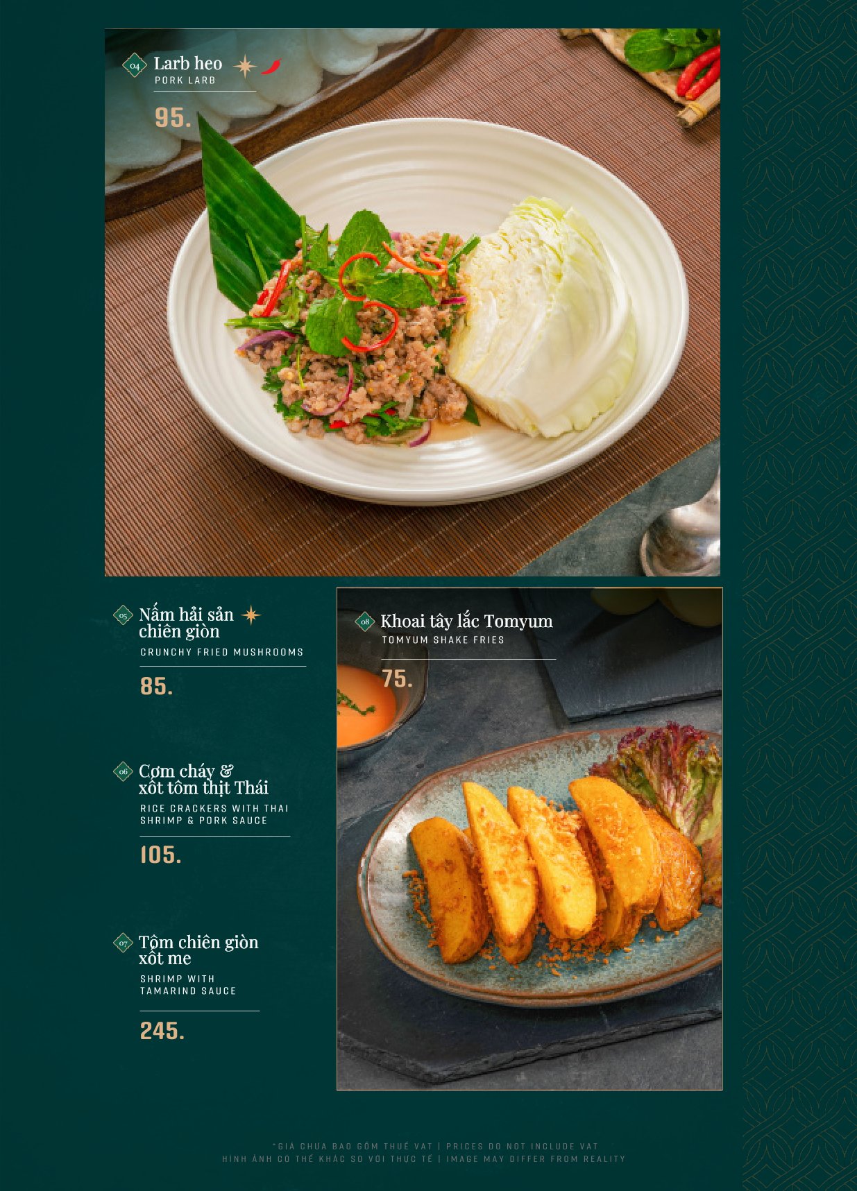 Menu Mani Thai - Xuân Diệu 7