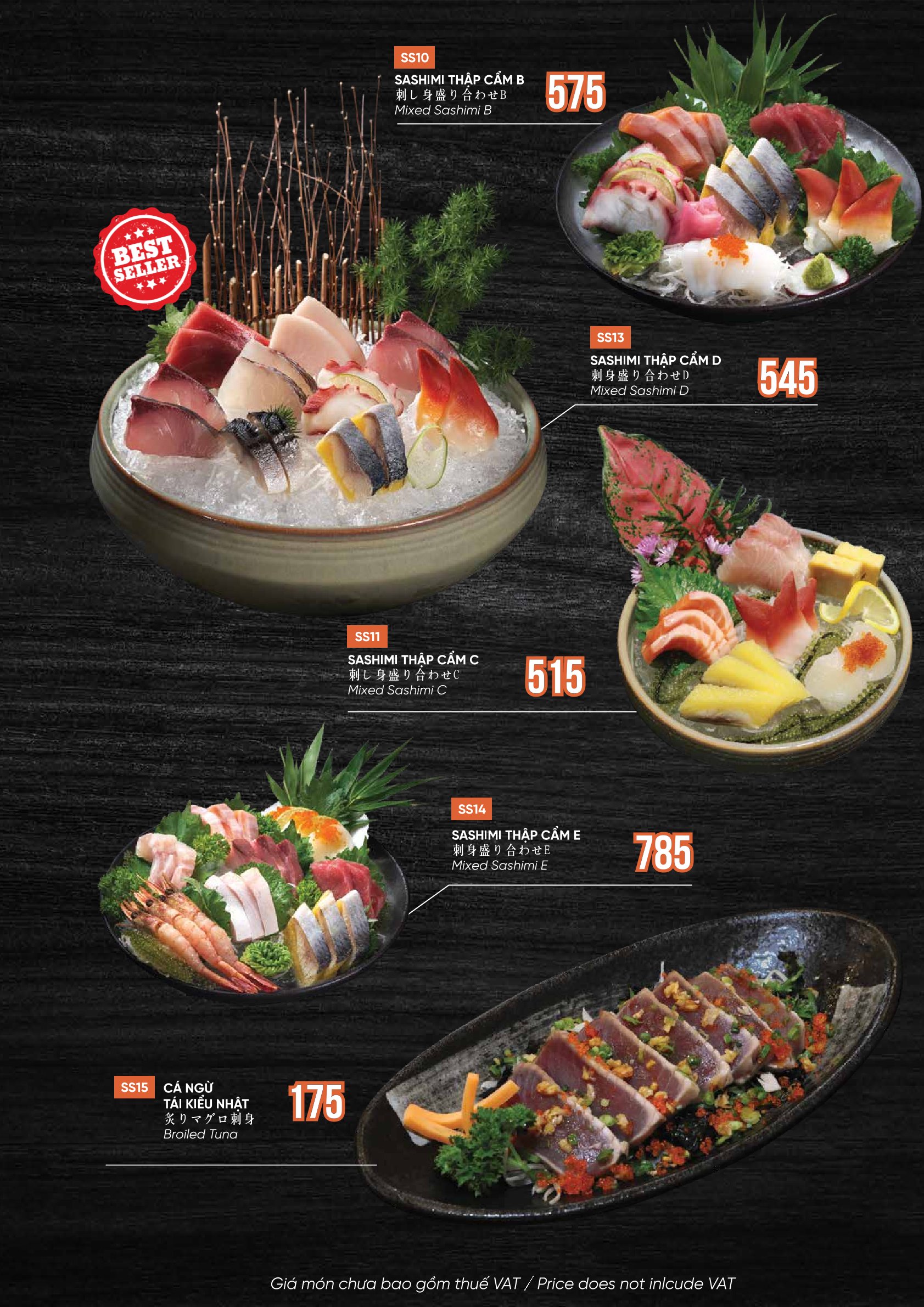 Menu Miya Sushi & BBQ - Nguyễn Trãi 9 