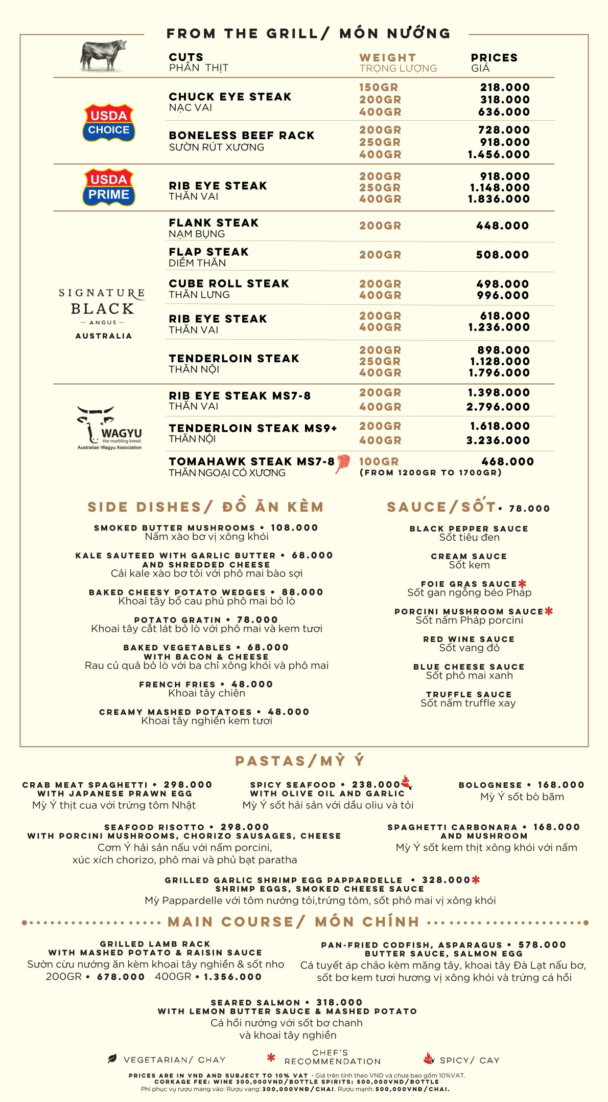 Menu Moo Beef Steak - Nguyễn Khánh Toàn 2
