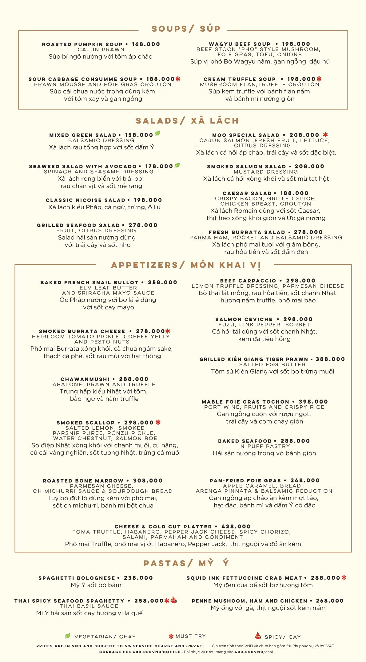 Menu Moo Beef Steak - Ngô Đức Kế 1