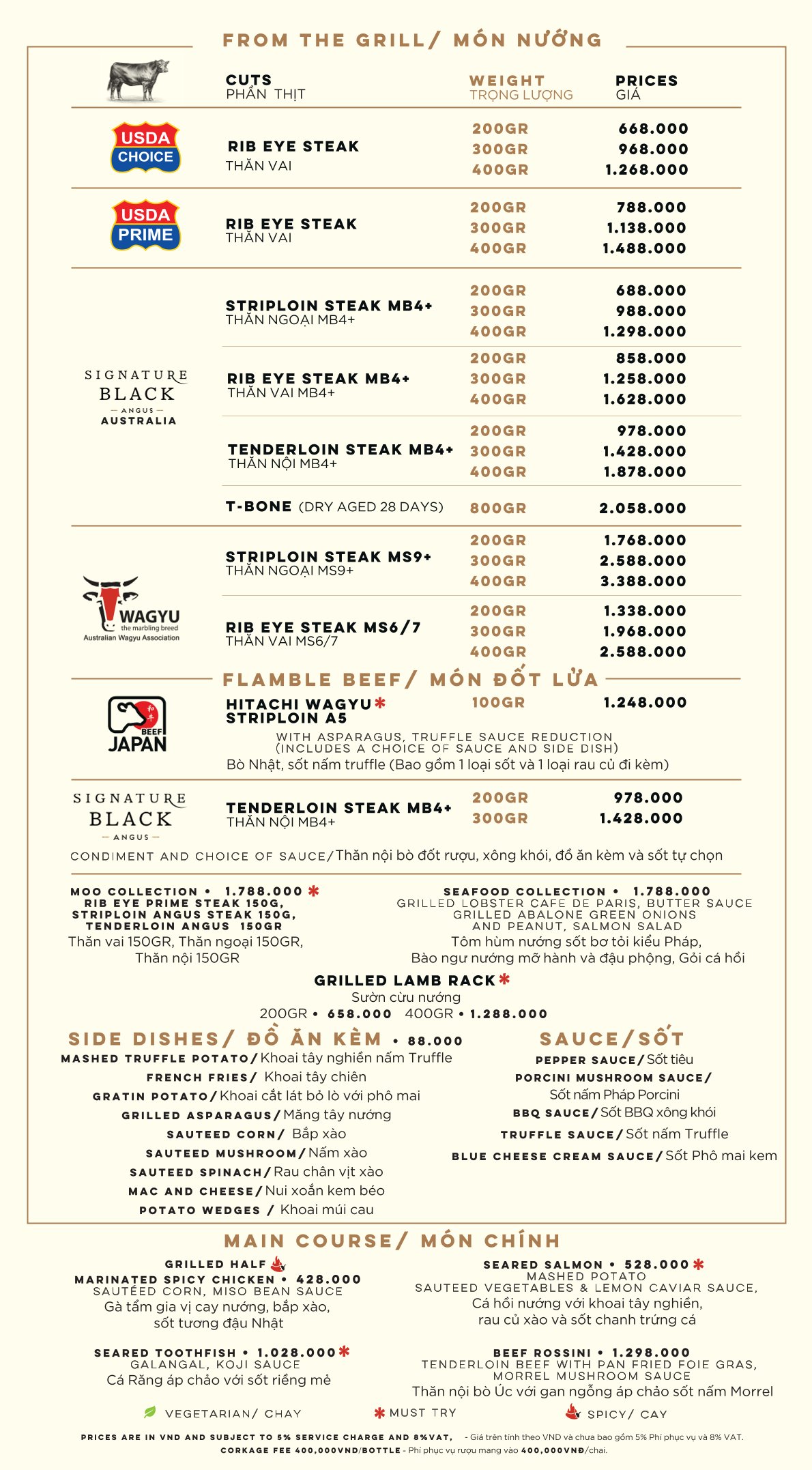 Menu Moo Beef Steak - Ngô Đức Kế 2