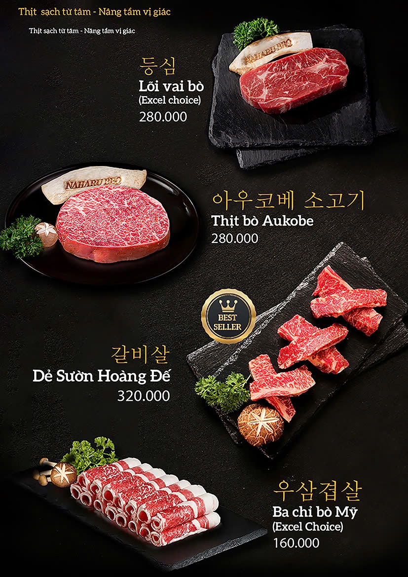Menu Naharu BBQ - Trần Văn Lai 4 