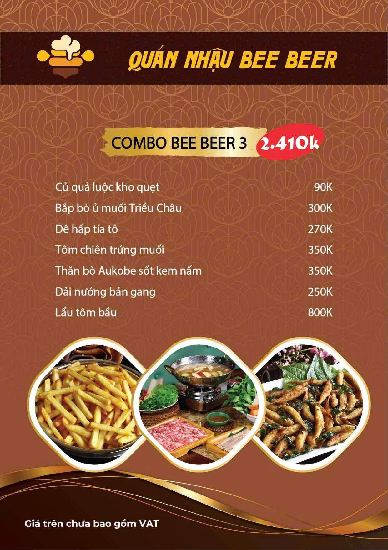 Menu Quán Nhậu Bee Beer (Dê + cũ) 2
