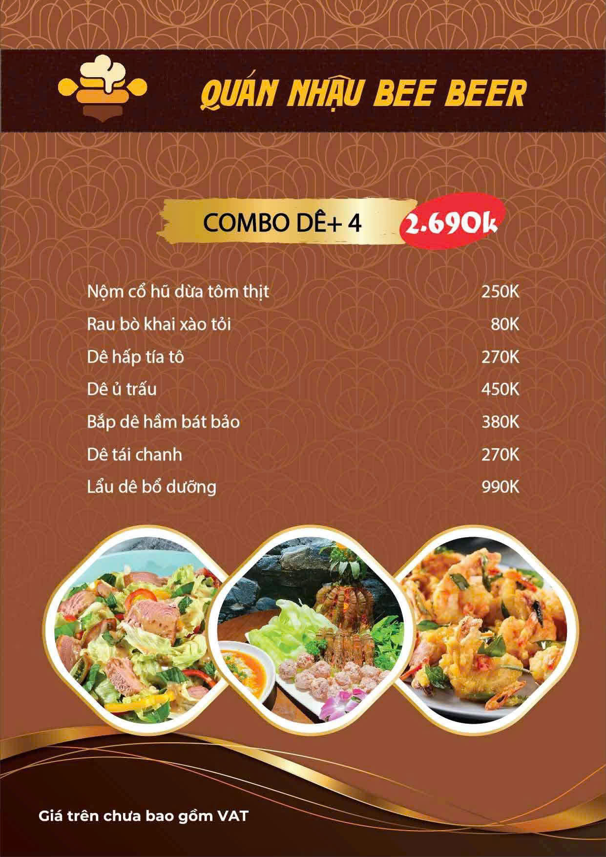 Menu Quán Nhậu Bee Beer (Dê + cũ) 3