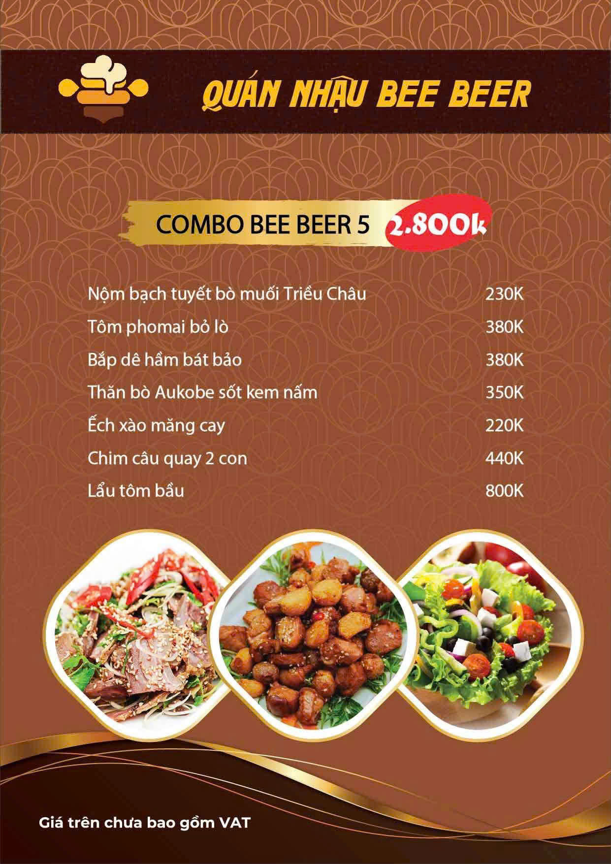 Menu Quán Nhậu Bee Beer (Dê + cũ) 4