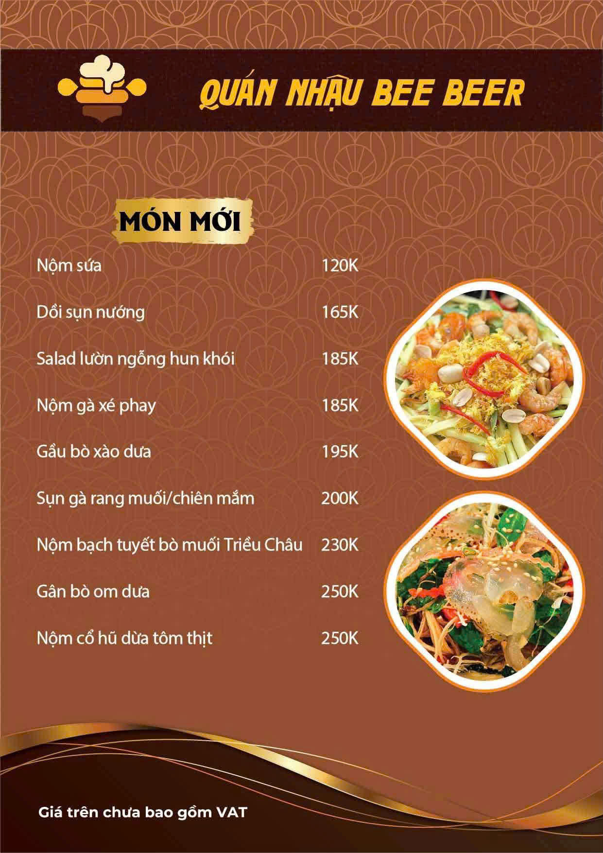 Menu Quán Nhậu Bee Beer (Dê + cũ) 6