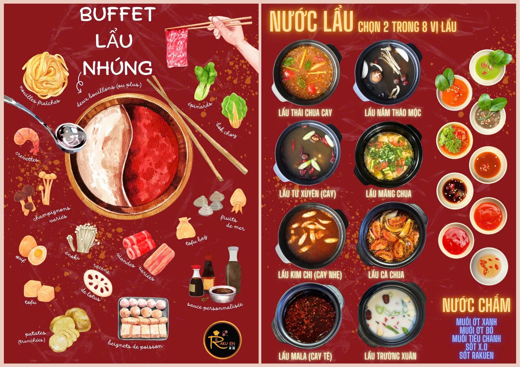 Menu Rakuen Hotpot - Lê Văn Sỹ 1