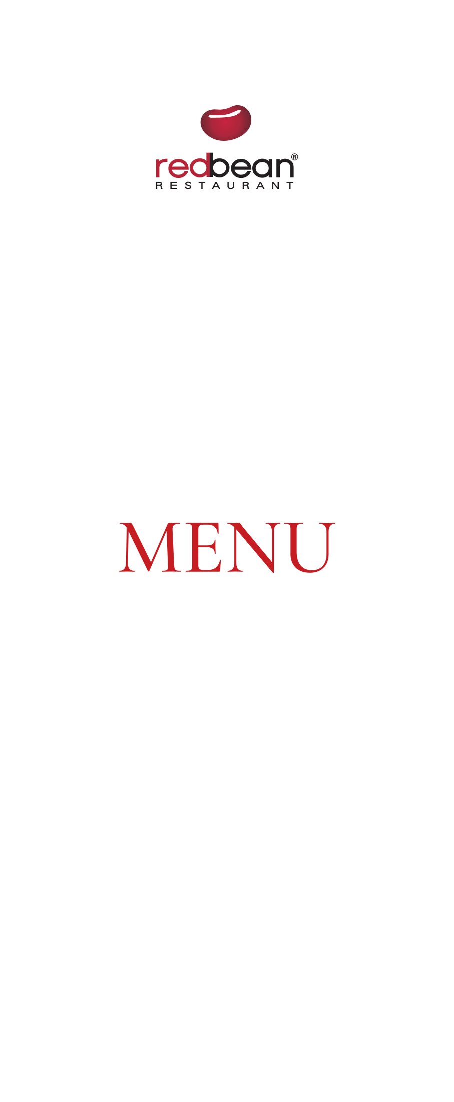 Menu Red Bean Central Restaurant – Hàng Thùng 1 