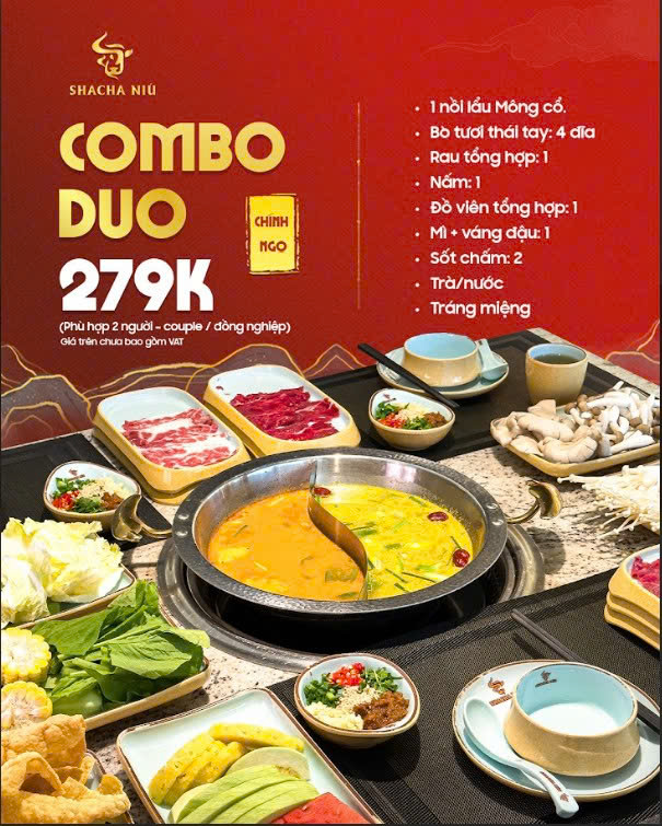 Menu SHACHA NIÚ - Lương Định Của 5