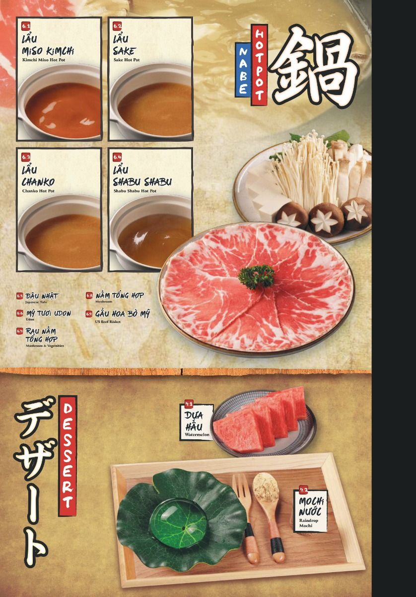 Menu Shogun - Times City 6 