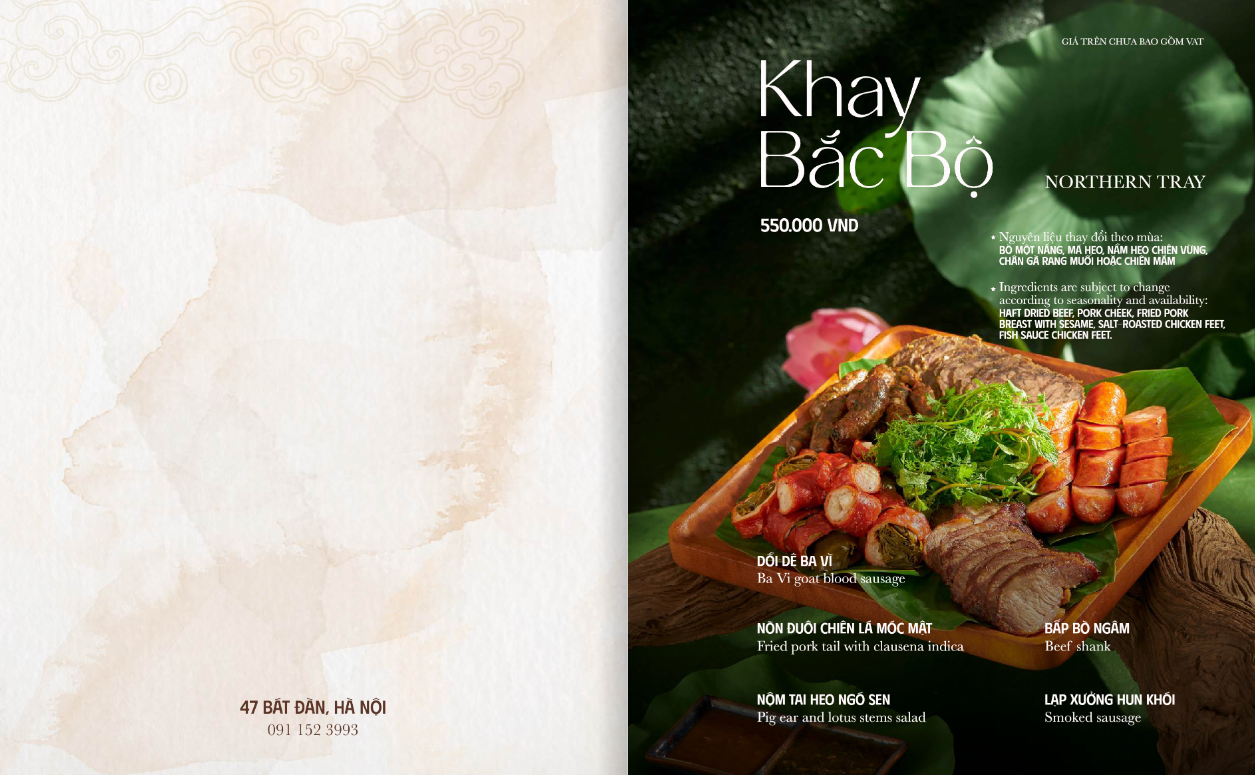 Menu Sỉn Quán - Bát Đàn 1 