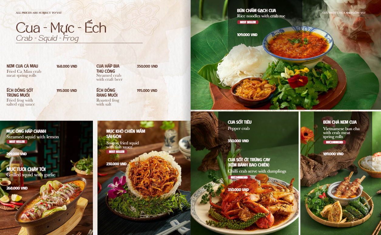 Menu Sỉn Quán - Bát Đàn 6 