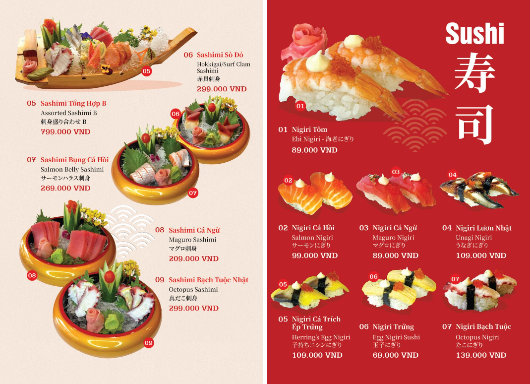 Menu Tomita Bento – Ciputra Hà Nội 8 