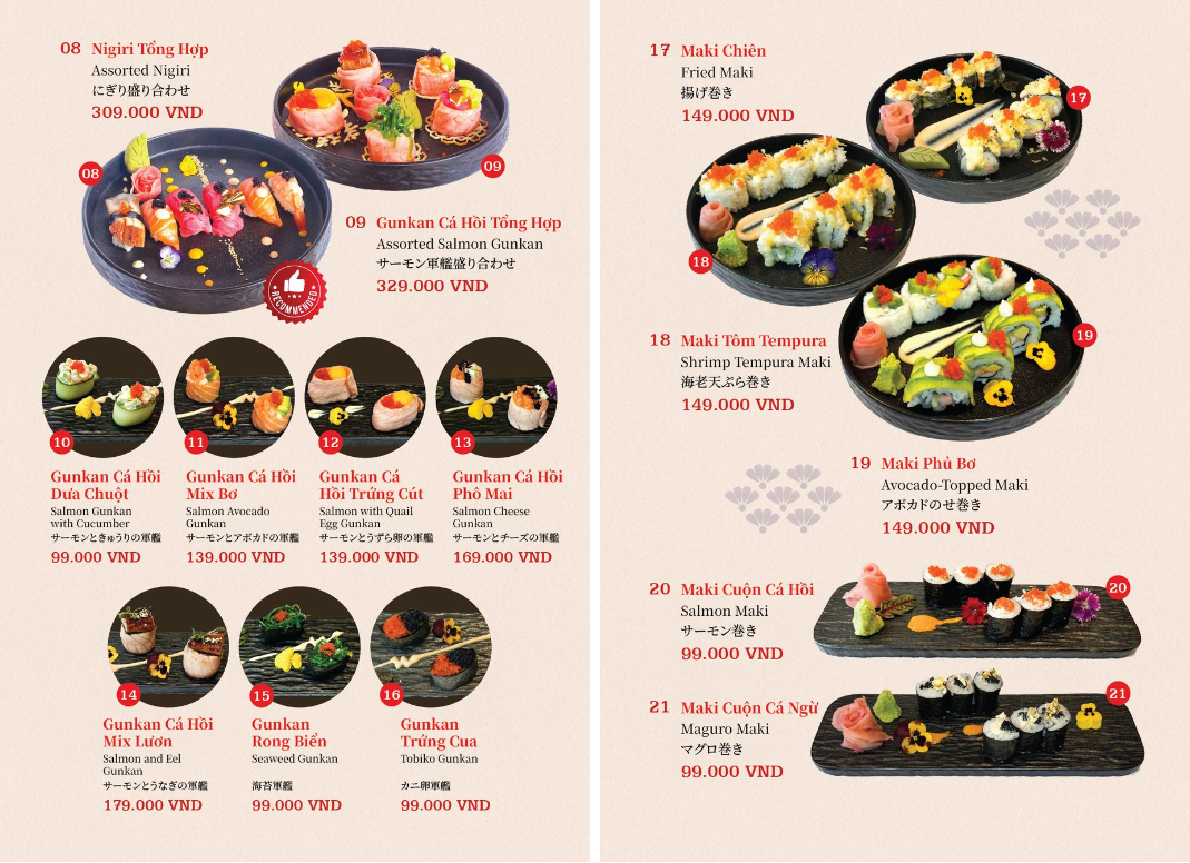 Menu Tomita Bento – Ciputra Hà Nội 9 