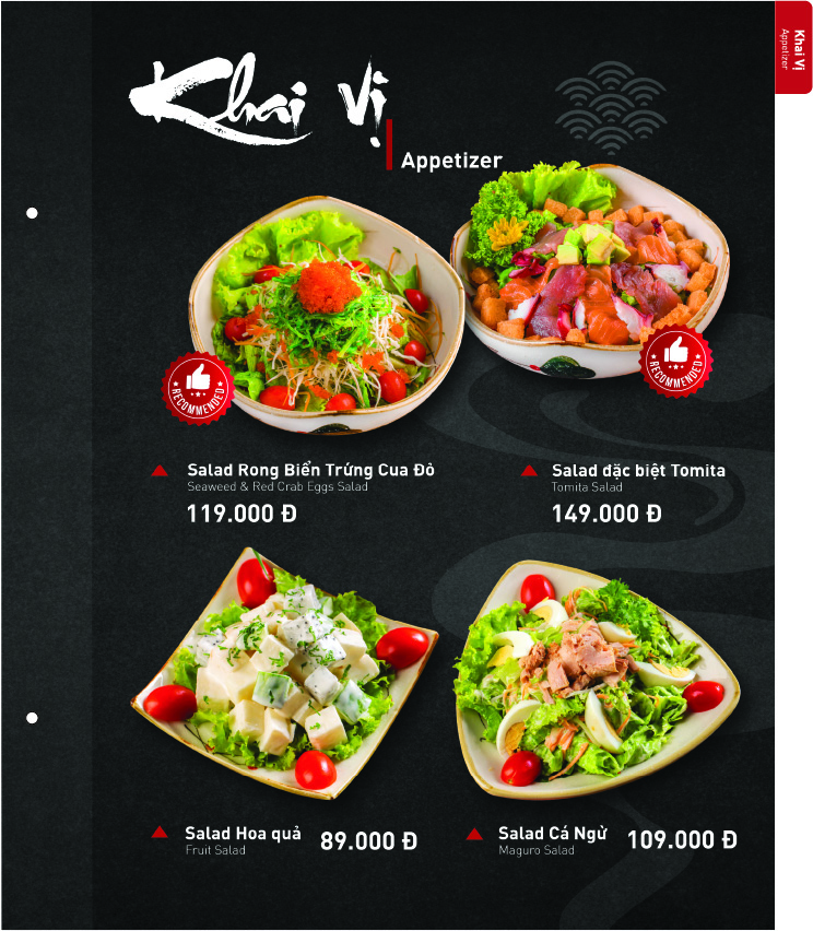 Menu Tomita Bento – Ciputra Hà Nội 3