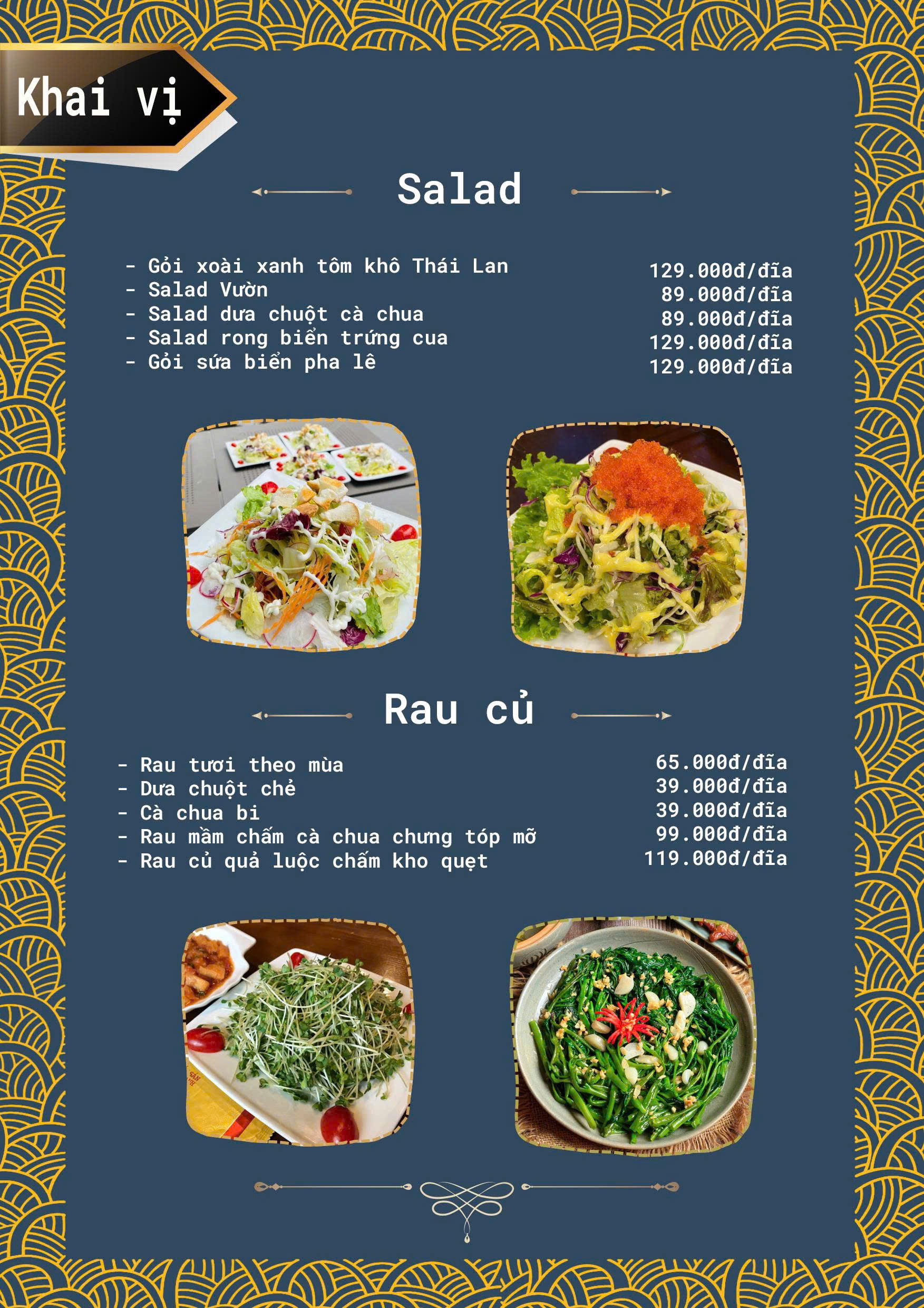 Menu Trạng Nguyên - Hà Đông 1 