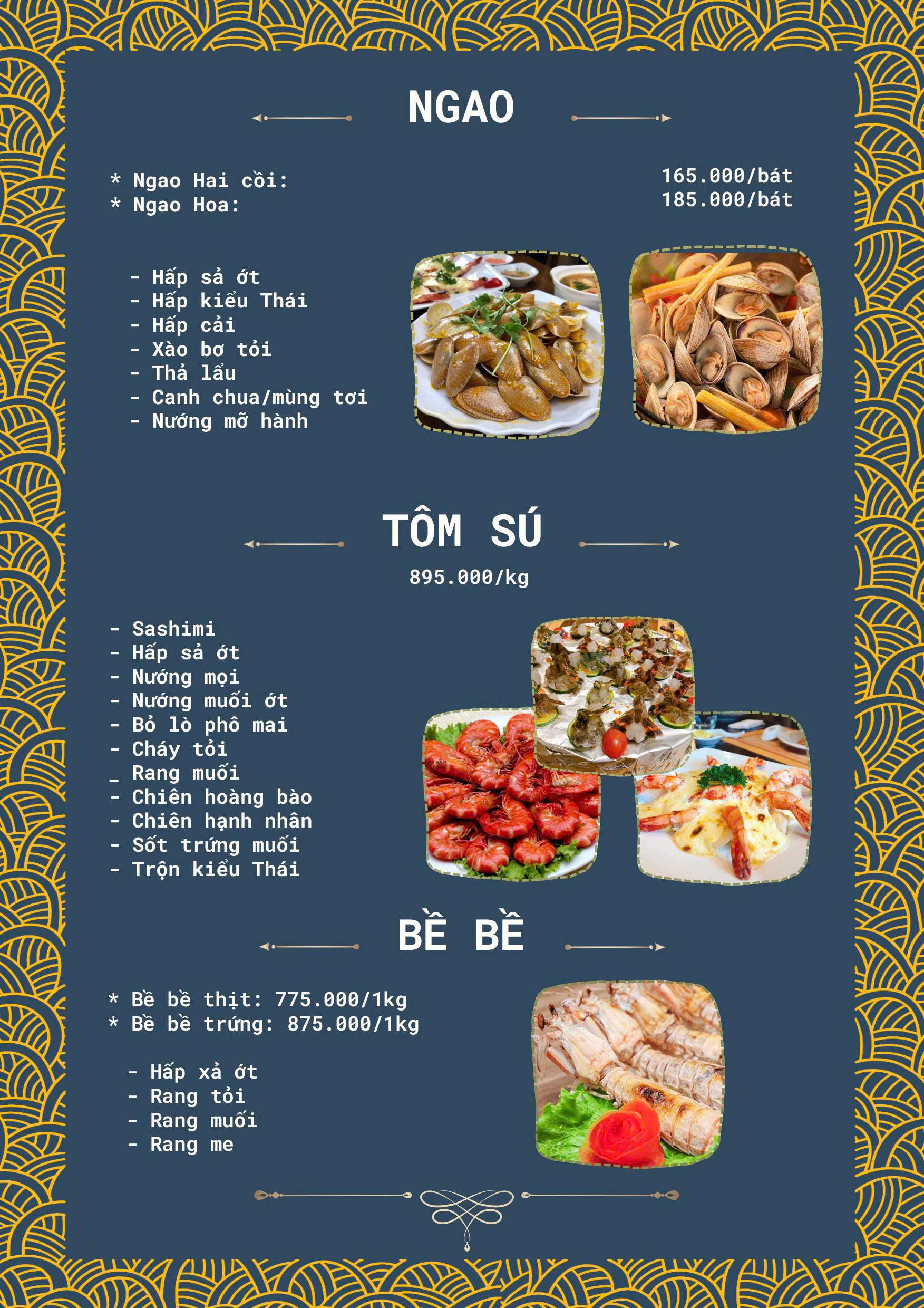 Menu Trạng Nguyên - Hà Đông 5 