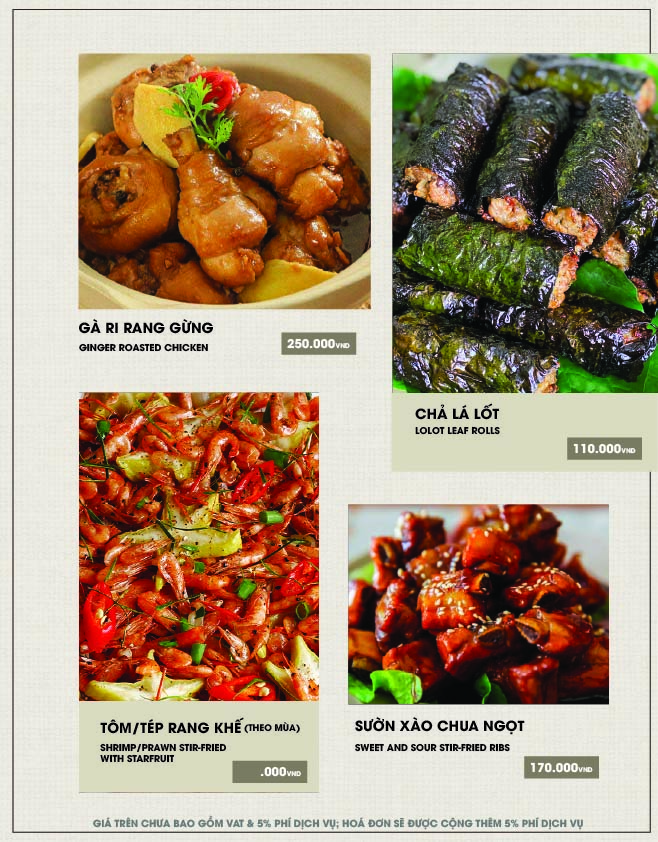 Menu Tùng Sing - Lẩu Bò Ba Toa - Văn Cao 3 