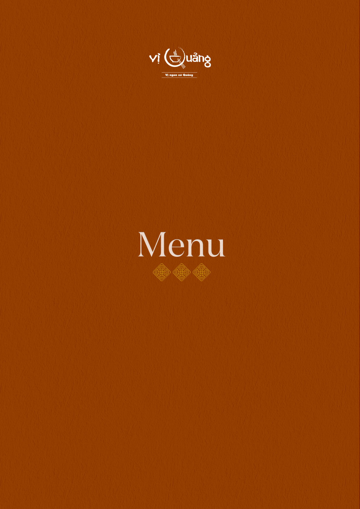 Menu Vị Quảng – Trần Hưng Đạo 1